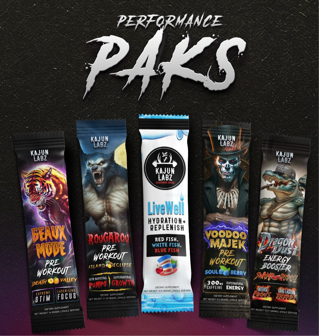 Single Serving Performance Pak