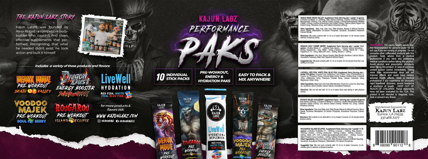 10 Serving Variety Performance Pak